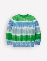 Tie Dye Sweatshirt-Green / Blue / Boden Online