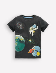 Glow-In-The-Dark T-shirt-Phantom Space / Boden On sale