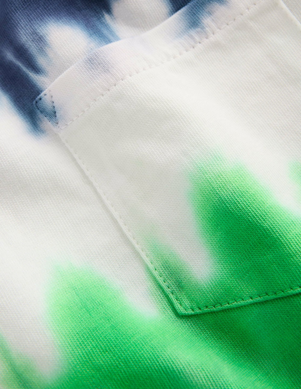 Tie Dye T-shirt-Blue Multi Stripe / Boden Outlet