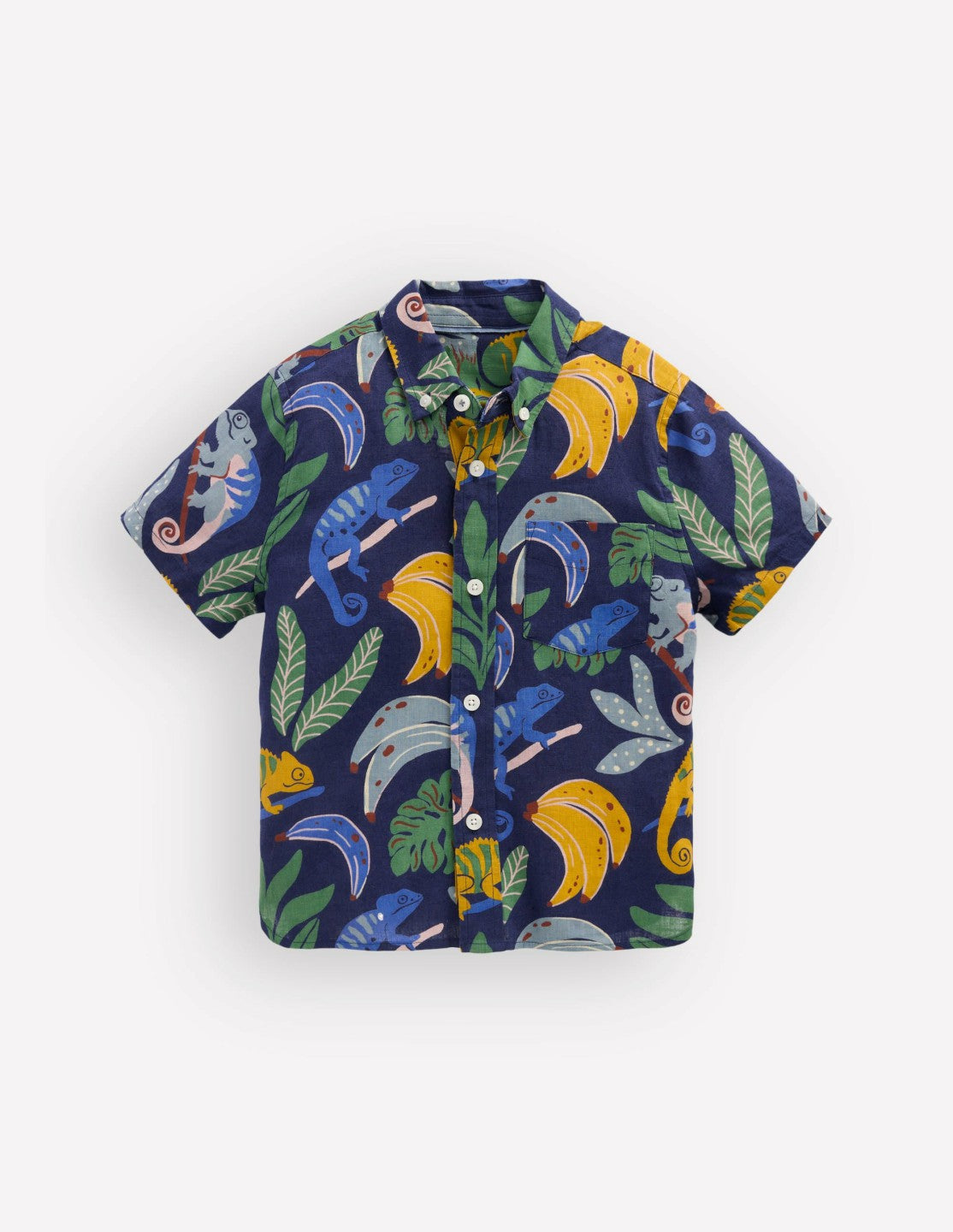 Cotton Linen Shirt-Multi Chameleon / Boden Sale