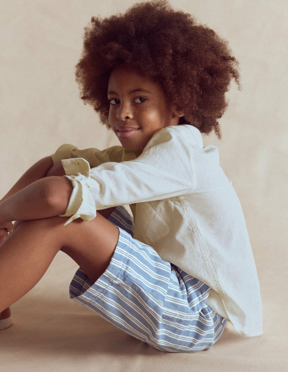 Grandad Shirt-Coconut milk / Boden On sale
