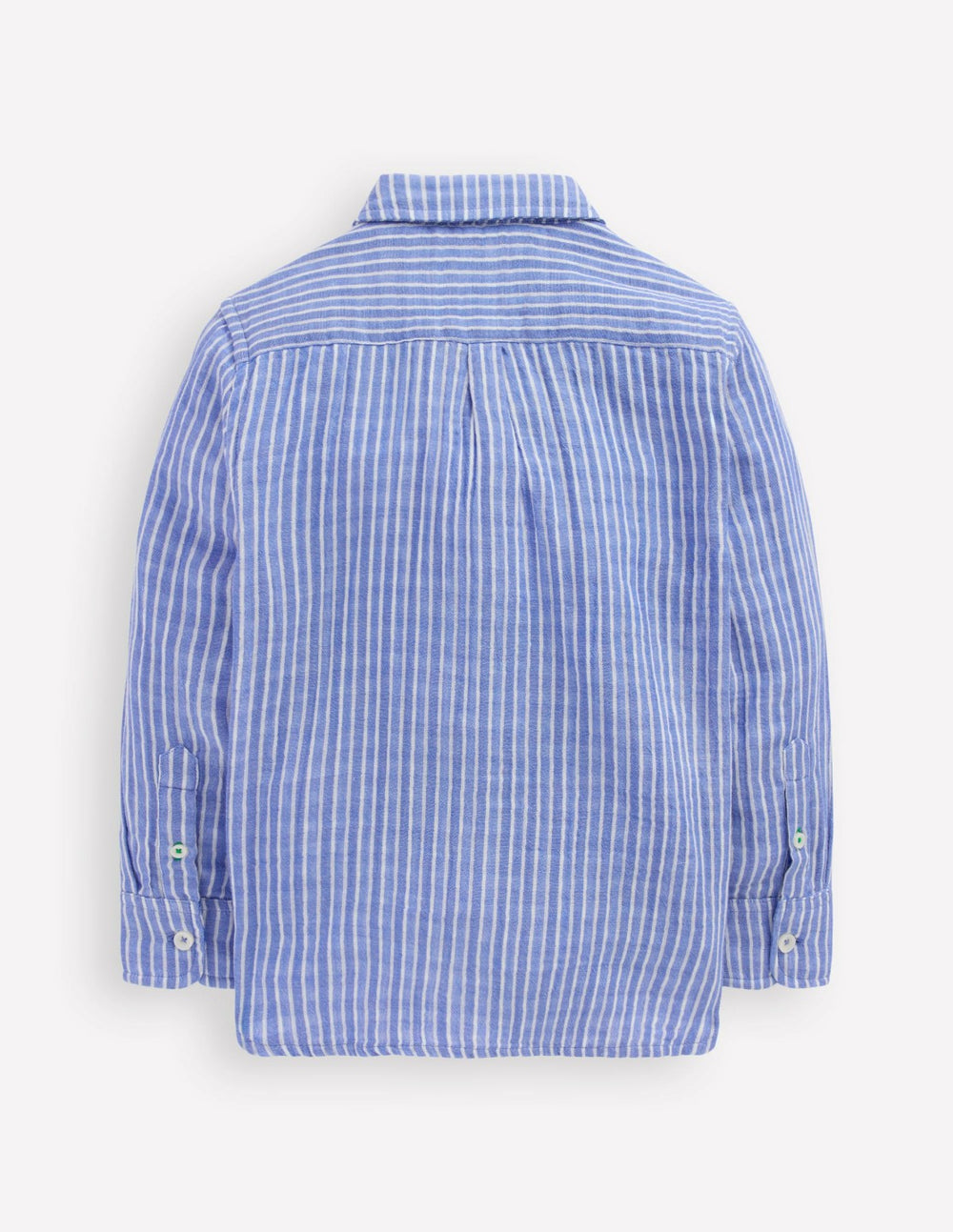 Double Cloth long Sleeve Shirt-Blue Stripe and Gingham / Boden Sale