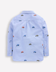 Embroidered Shirt-Oxford Tractors / Boden Outlet