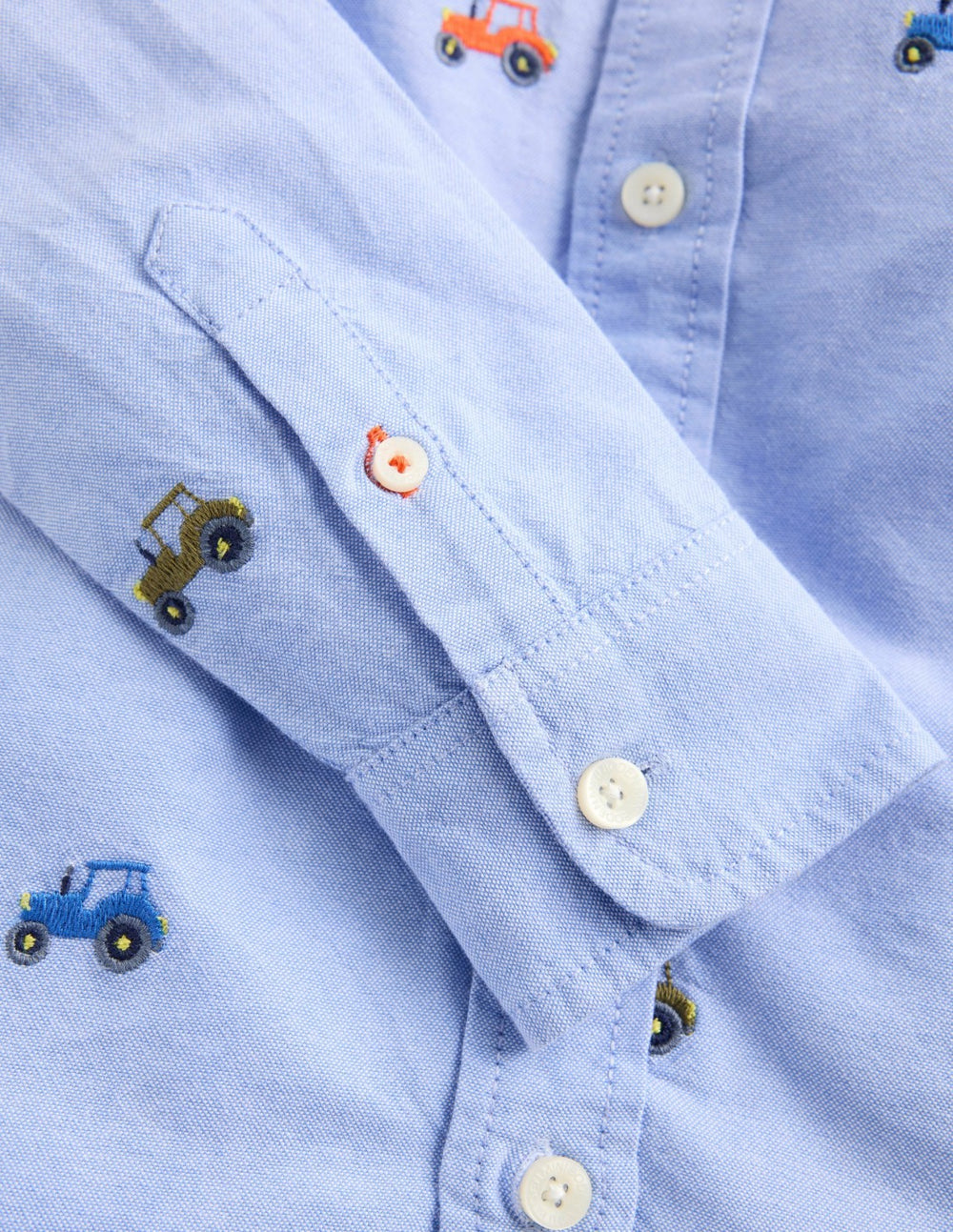 Embroidered Shirt-Oxford Tractors / Boden Outlet