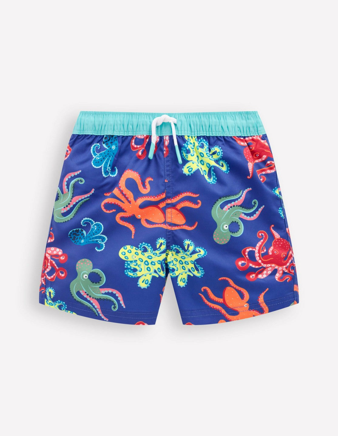 Swim Shorts-Sapphire Blue Octopus / Boden Outlet