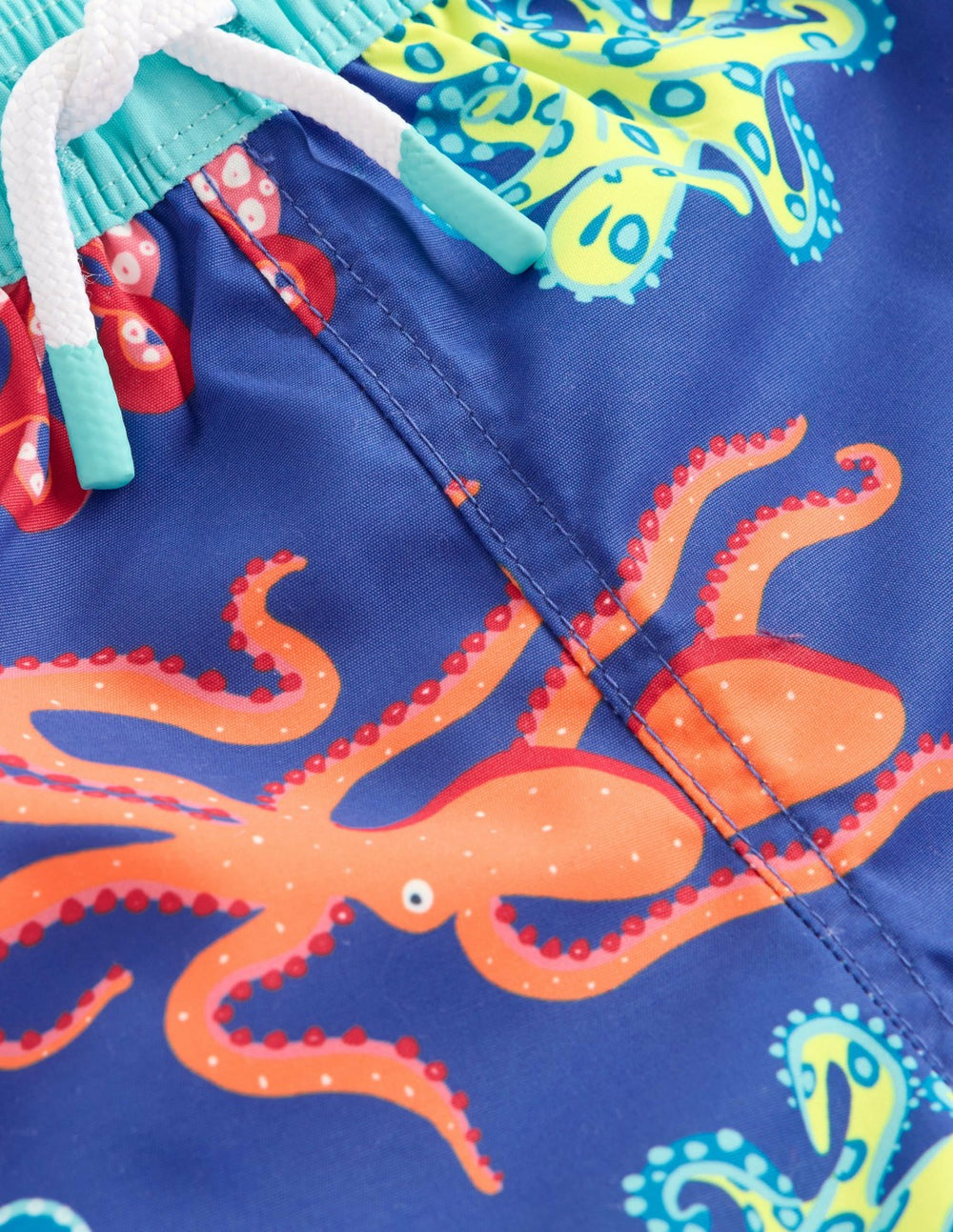 Swim Shorts-Sapphire Blue Octopus / Boden Outlet