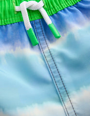 Swim Shorts-Blue Tie Dye / Boden