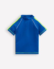 Short Sleeve Rash Vest-Directoire Blue / Boden us