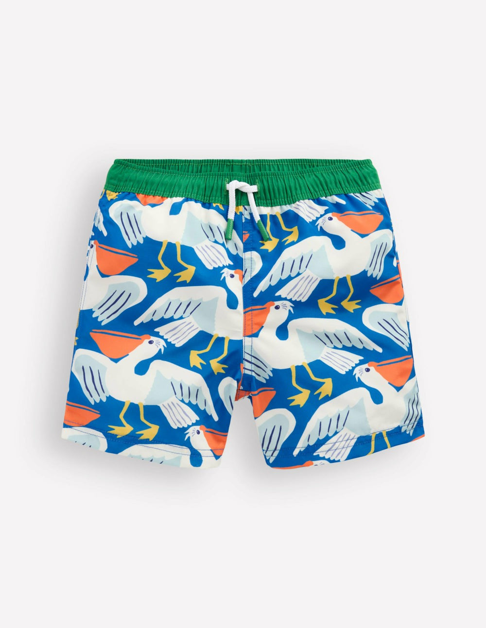 Swim Shorts-Kingfisher Blue Pelicans / Boden us