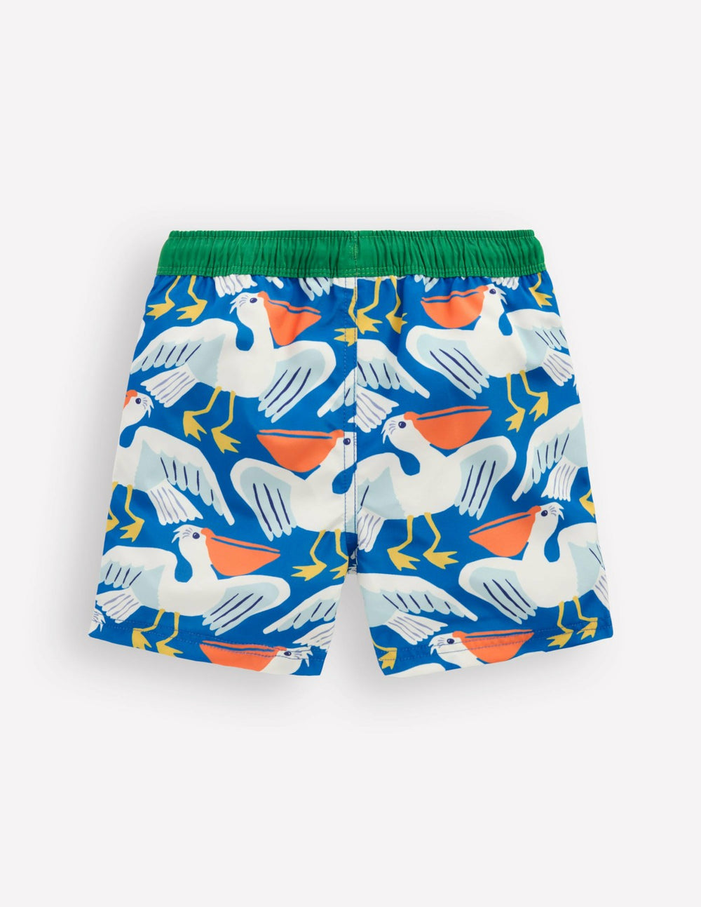 Swim Shorts-Kingfisher Blue Pelicans / Boden us
