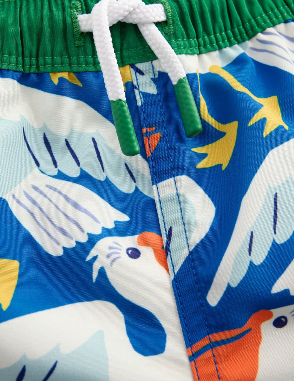 Swim Shorts-Kingfisher Blue Pelicans / Boden us