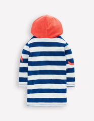 Appliqué Towelling Throw-on-Stripe Octopus / Boden