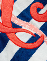Appliqué Towelling Throw-on-Stripe Octopus / Boden
