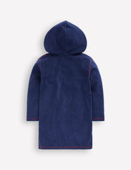 Appliqué Towelling Throw-on-Navy Shark / Boden Discount