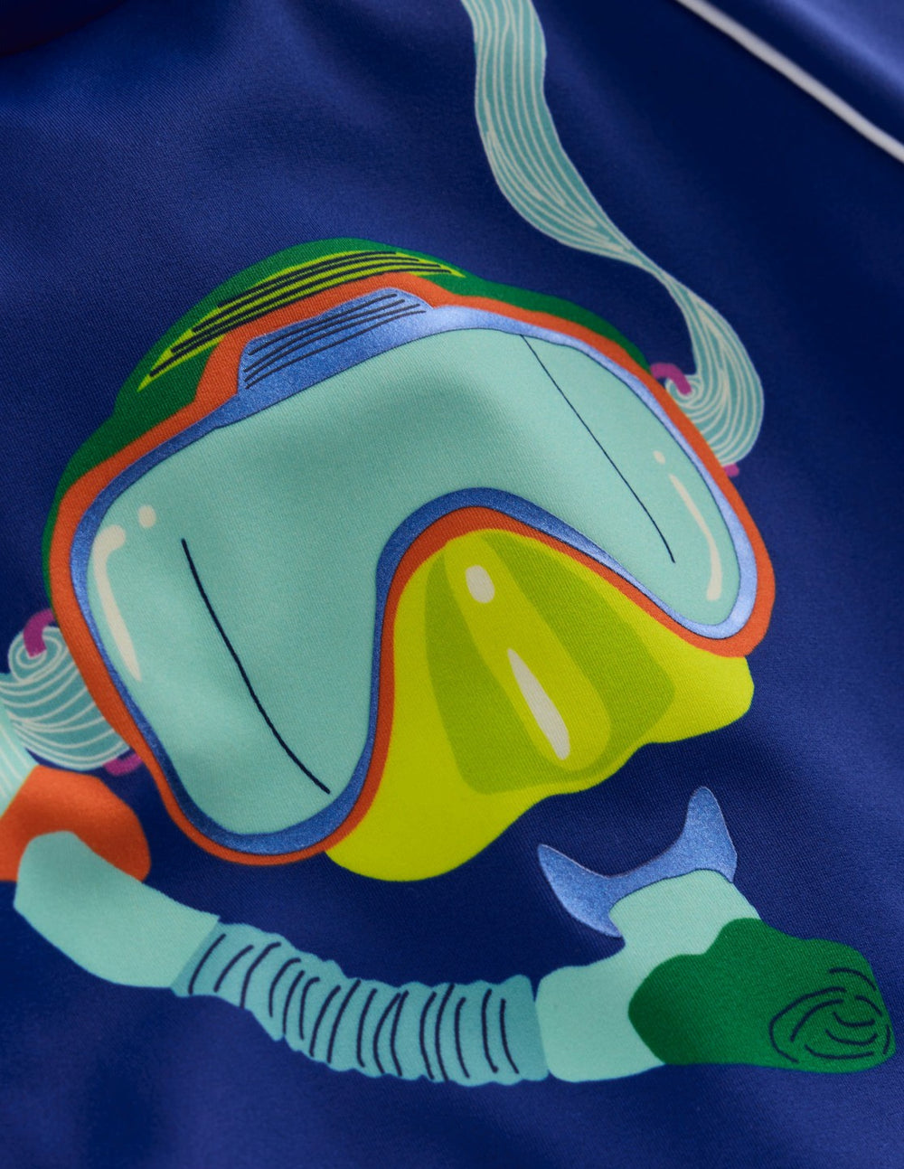 Sun Safe Fun Rash Vest-Sapphire Blue Snorkelling / Boden On sale