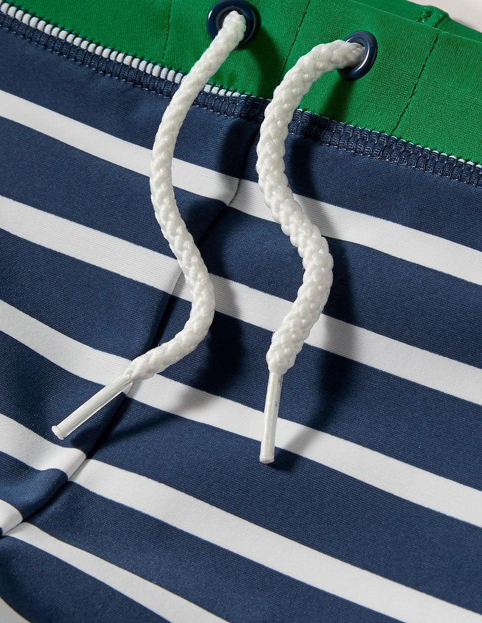 Swim Trunks-Navy Blue/White / Boden Sale