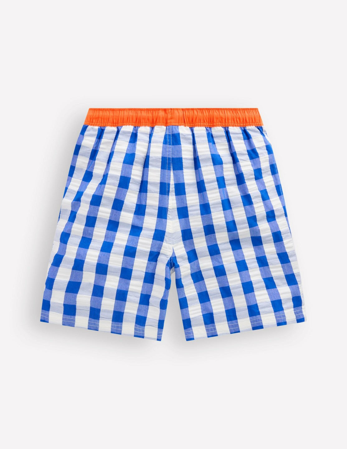 Swim Shorts-Blue Gingham / Boden Outlet