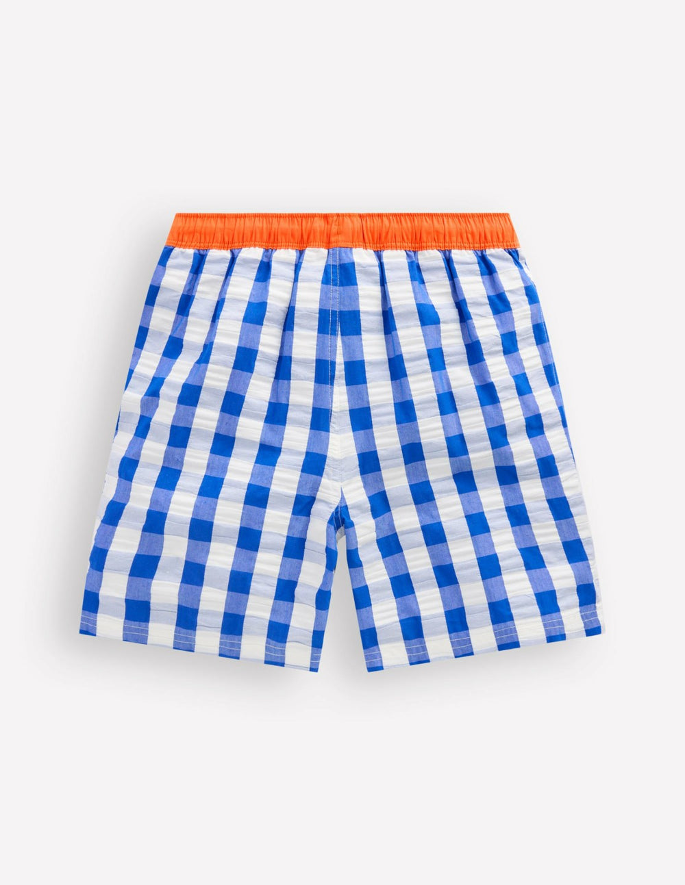 Swim Shorts-Blue Gingham / Boden Outlet