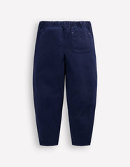 Pull-on Relaxed Pants-Medieval Blue / Boden Outlet