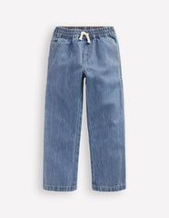 Pull-on Carpenter Jeans-Light Wash / Boden Discount