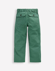 Canvas Carpenter Trousers-Blue spruce / Boden
