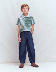 Barrel Jeans-Mid Wash / Boden Outlet