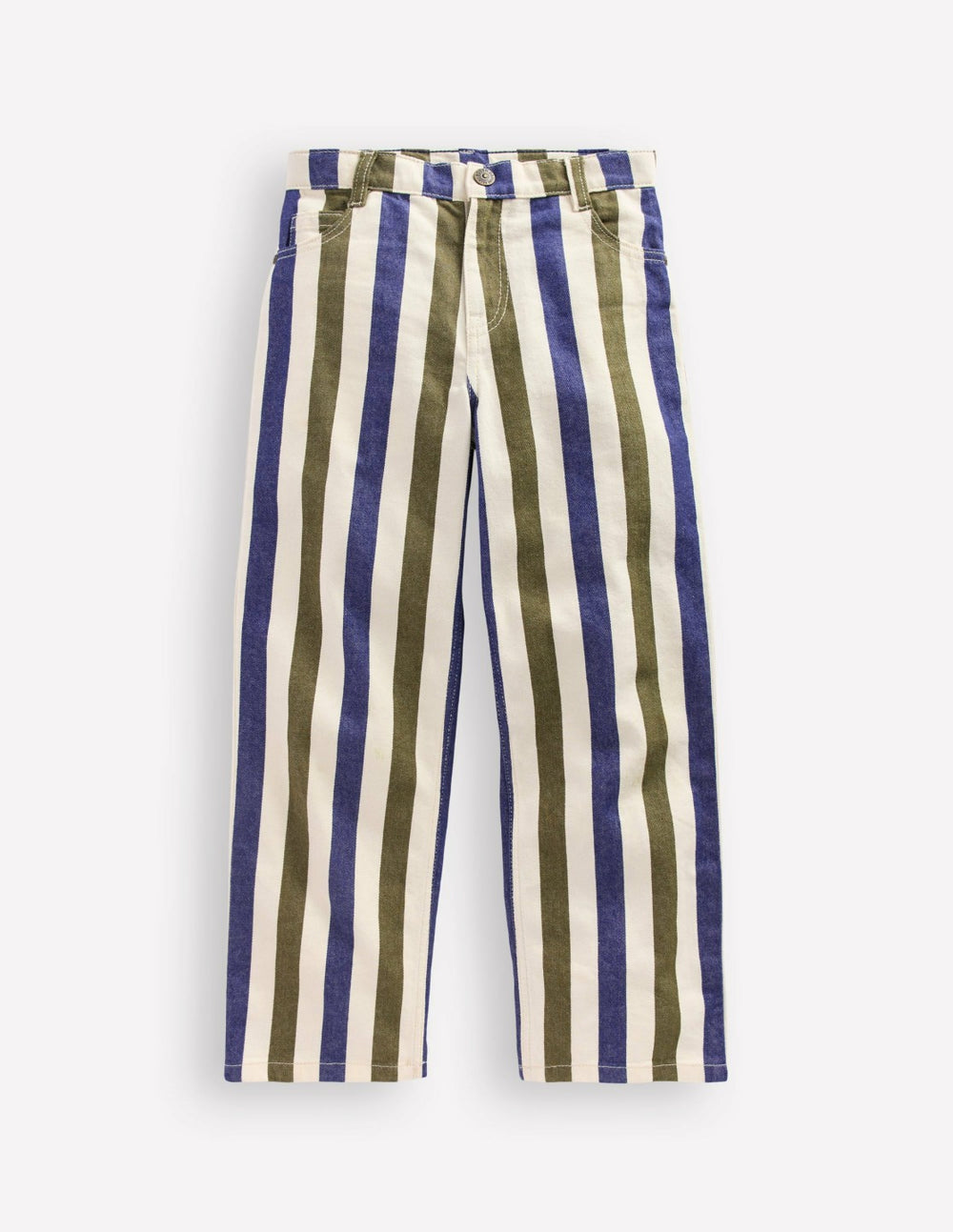 Relaxed Straight Jeans-Surf the Web and Winter Moss / Boden On sale