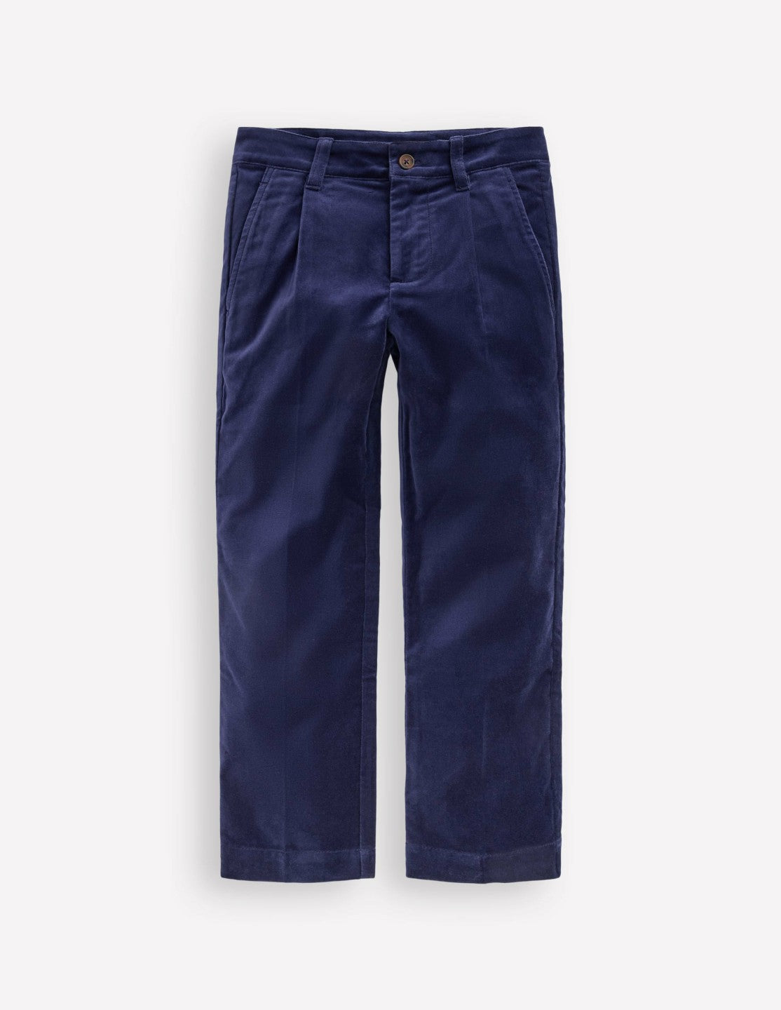 Smart Tailored Pants-Navy Velvet / Boden Online
