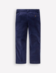 Smart Tailored Pants-Navy Velvet / Boden Online