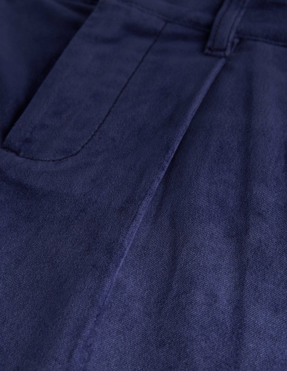Smart Tailored Pants-Navy Velvet / Boden Online