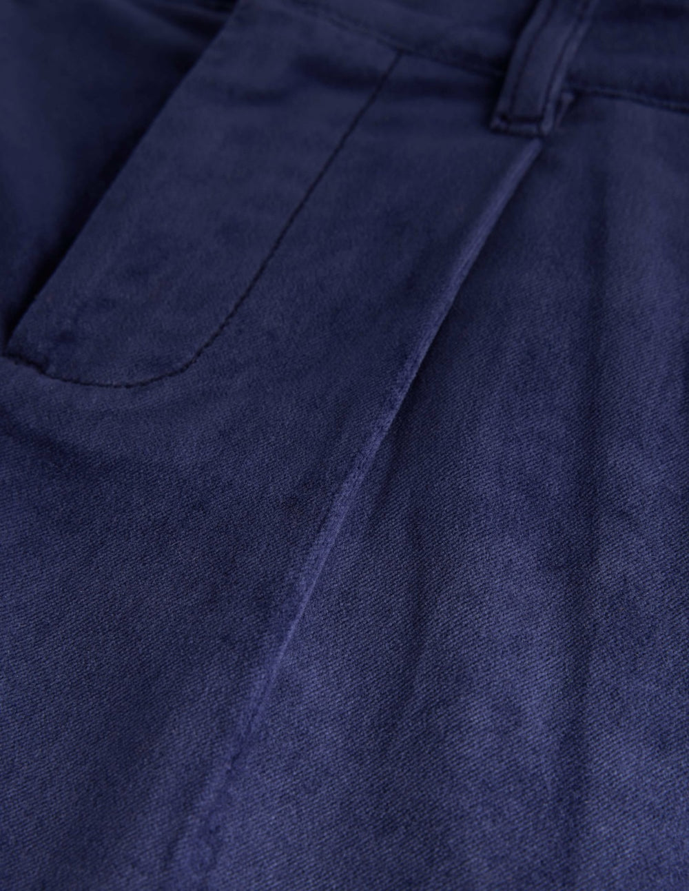 Smart Tailored Pants-Navy Velvet / Boden Online