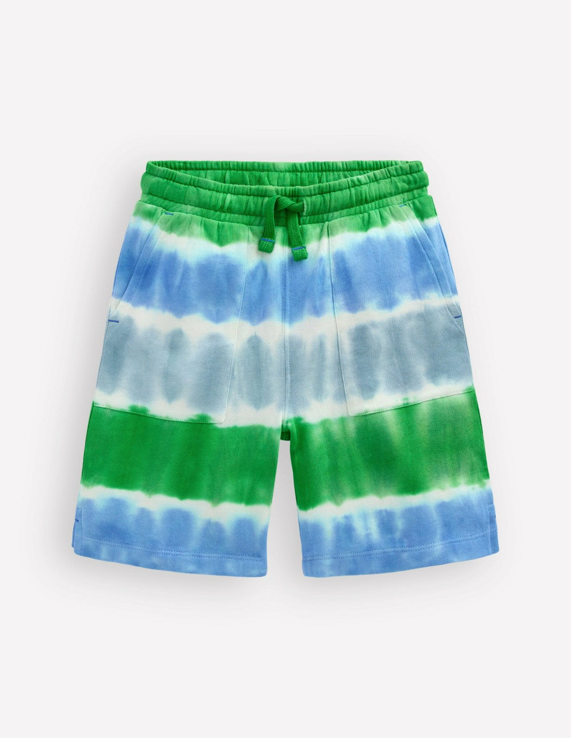 Tie Dye Shorts-Green and Blue / Boden Discount