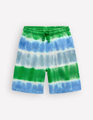Tie Dye Shorts-Green and Blue / Boden Discount