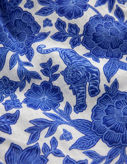 Cotton Linen Shorts-Jungle Woodblock / Boden On sale
