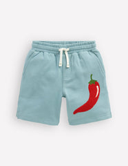 Fun Sweatshorts-Seamist Blue Chillies / Boden