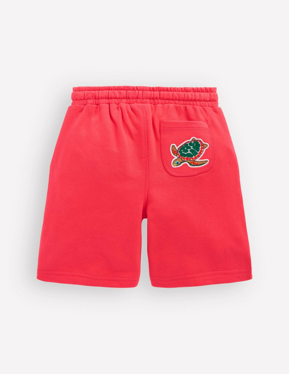 Superstitch Badge Shorts-Jam Red Holiday / Boden Outlet