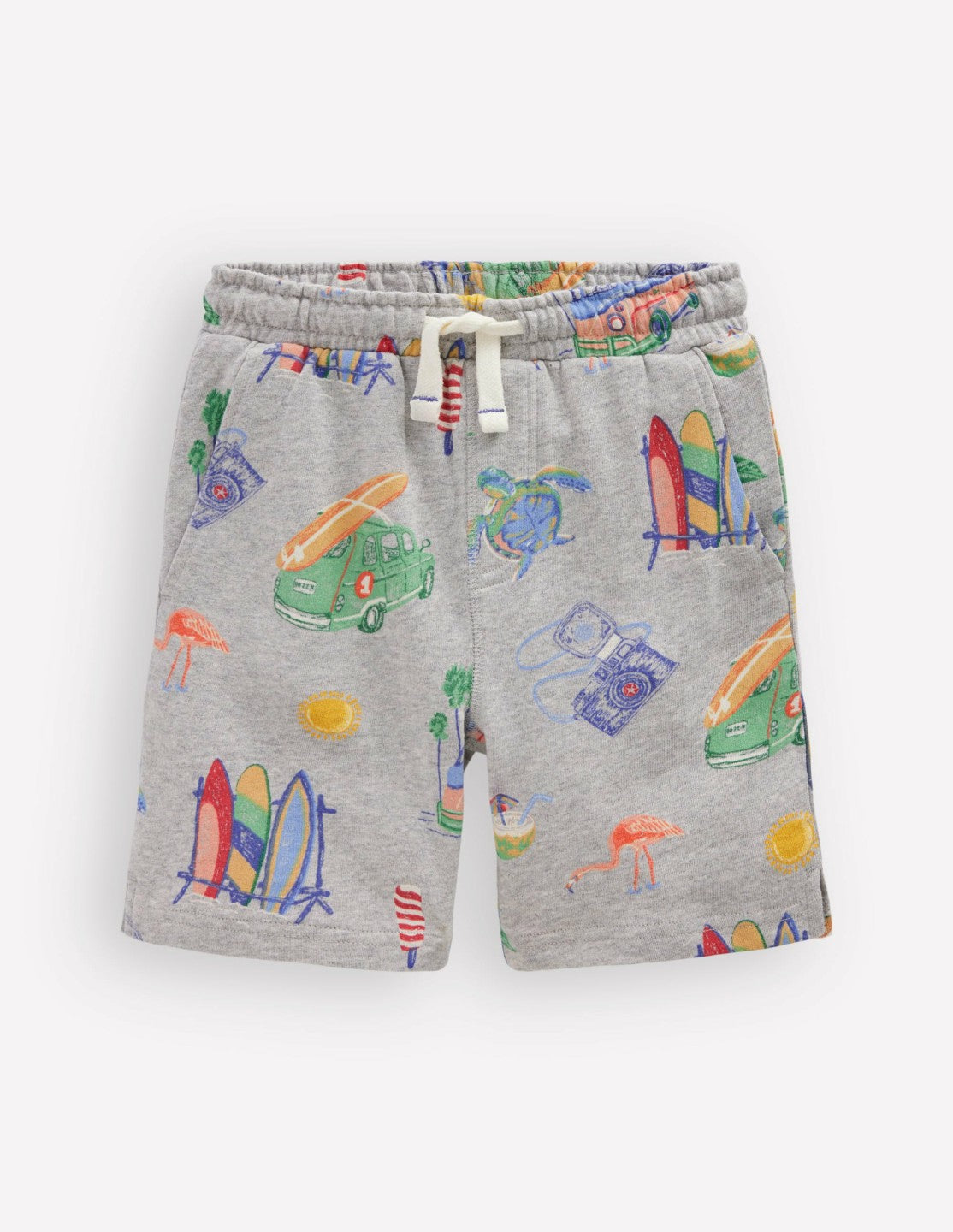 Printed Shorts-Chambray Holiday / Boden Discount