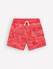 Double Cloth Shorts-Cayenne Embroidery / Boden On sale