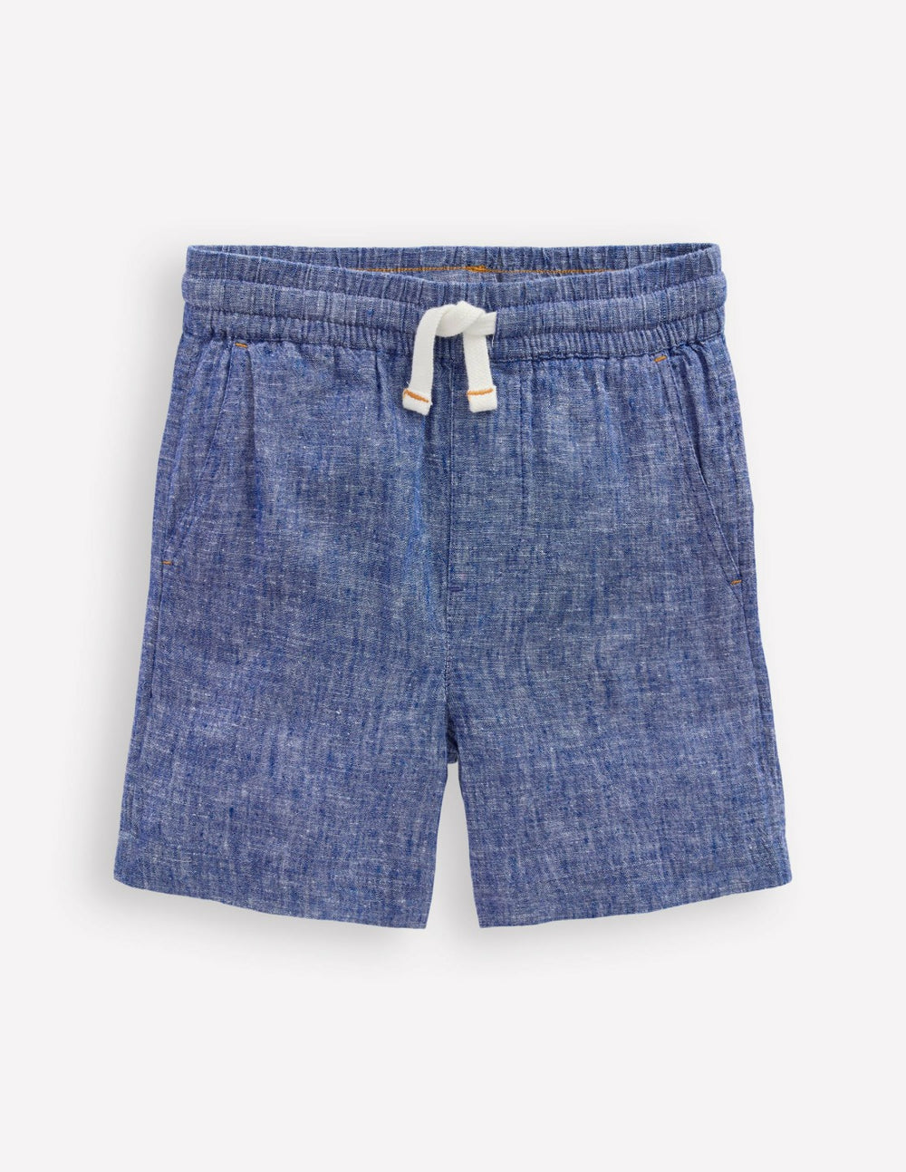 Cotton Linen Shorts-Chambray / Boden us