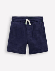 Double Cloth Shorts-Navy / Boden