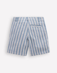 Smart Shorts-Light Blue Stripe / Boden Sale