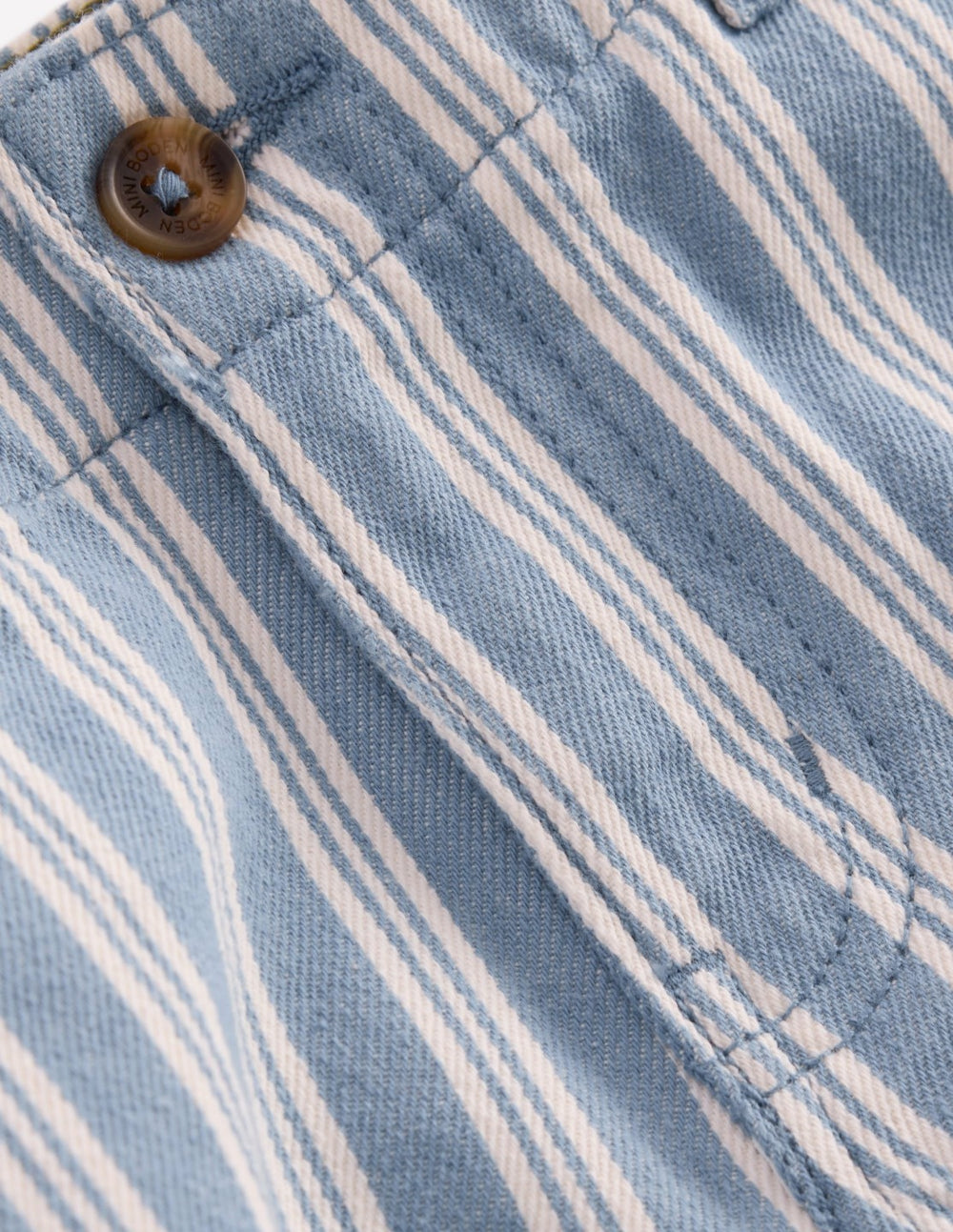 Smart Shorts-Light Blue Stripe / Boden Sale