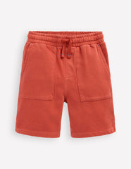 Garment Dye Sweatshorts-Burnt Sienna / Boden