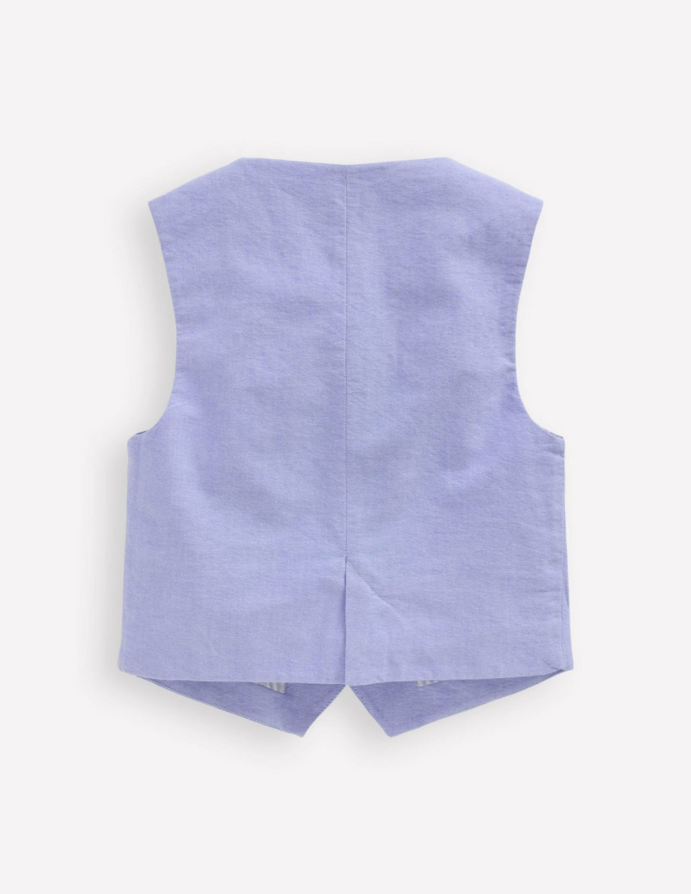 Cotton Oxford Waistcoat-Blue Oxford / Boden