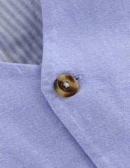 Cotton Oxford Waistcoat-Blue Oxford / Boden