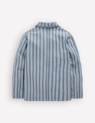Twill Jacket-Grey Stripe / Boden Sale
