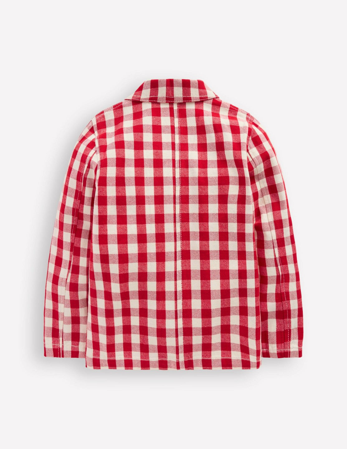 Twill Jacket-Red Gingham / Boden Online