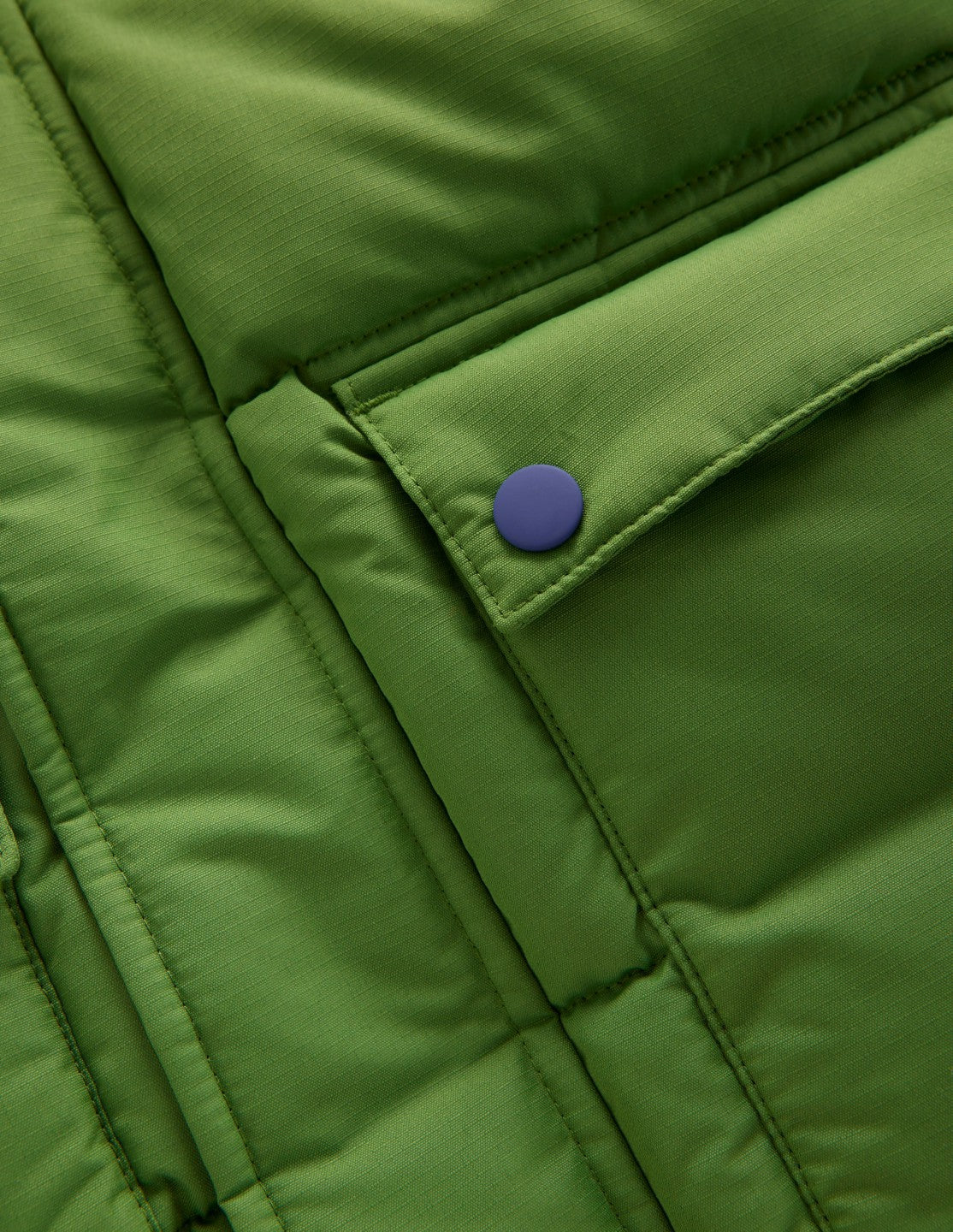 Fleece Lined Padded Coat-Green / Boden Discount