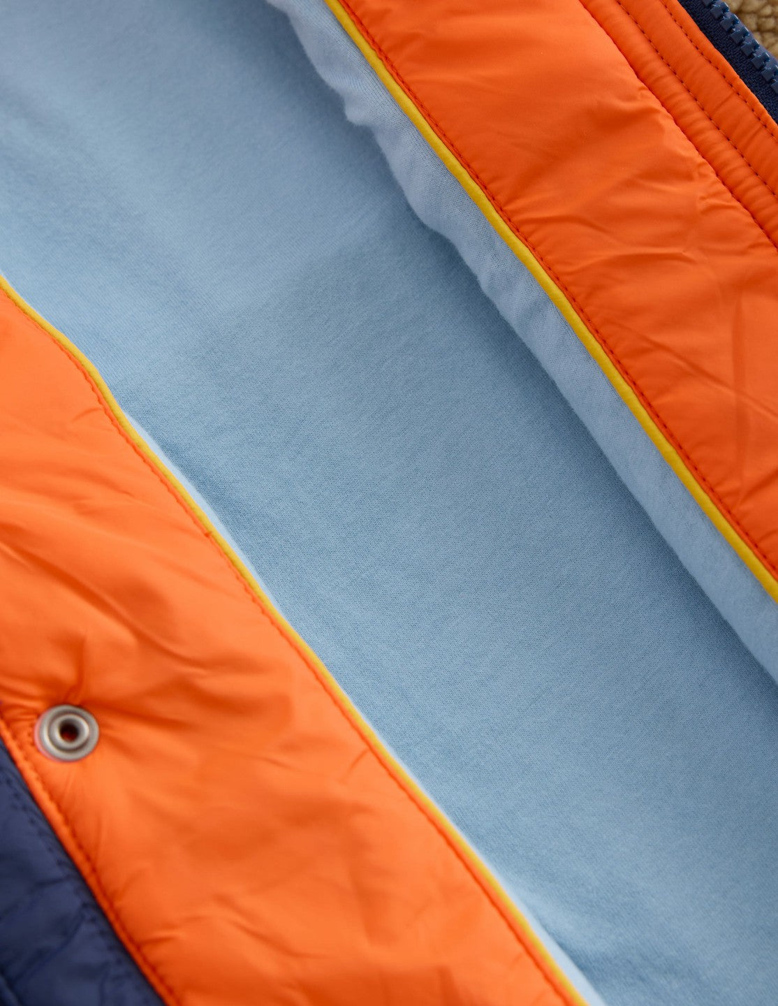 Chevron Borg Jacket-Orange Multi / Boden us