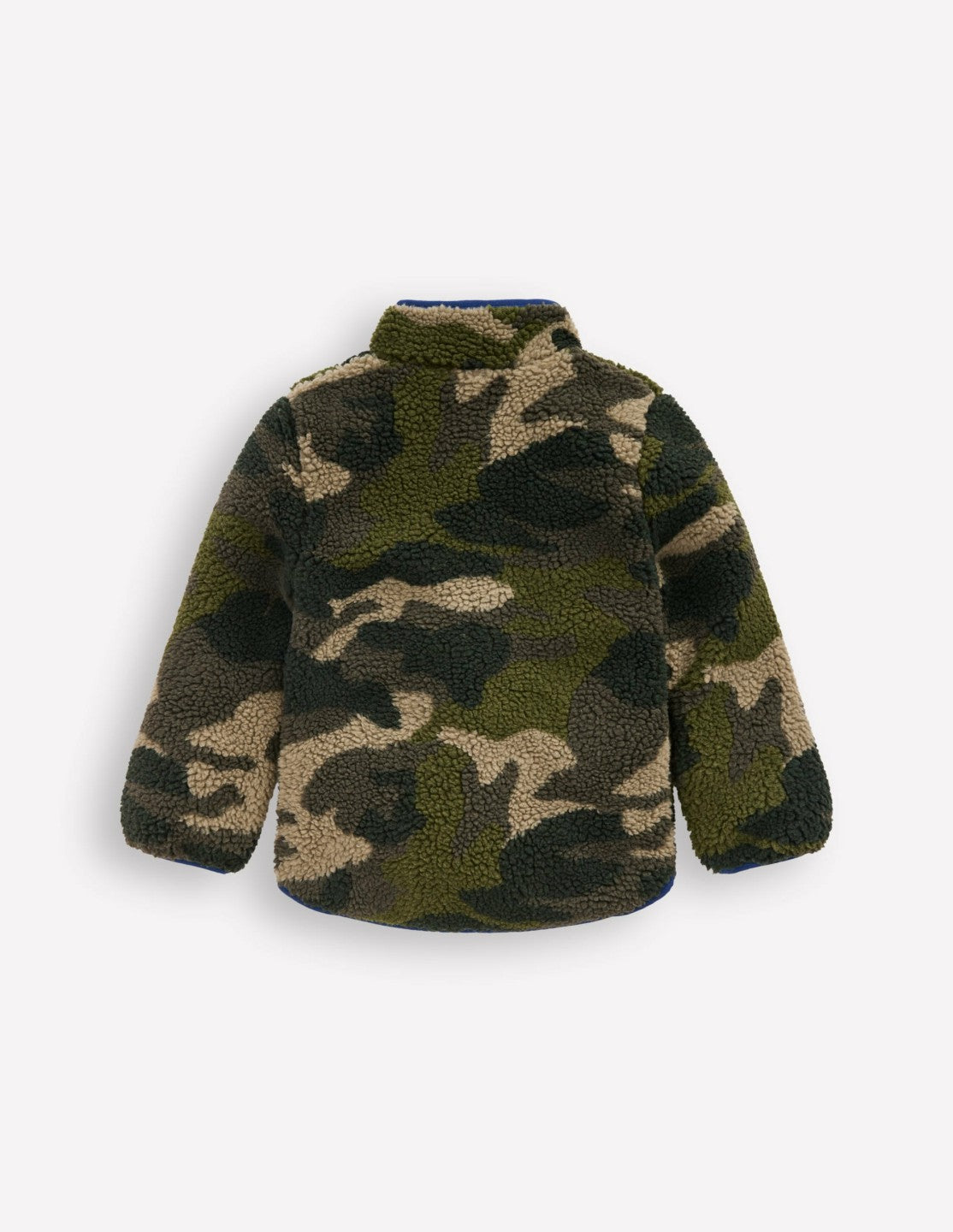 Cosy Borg Jacket-Camo Badges / Boden
